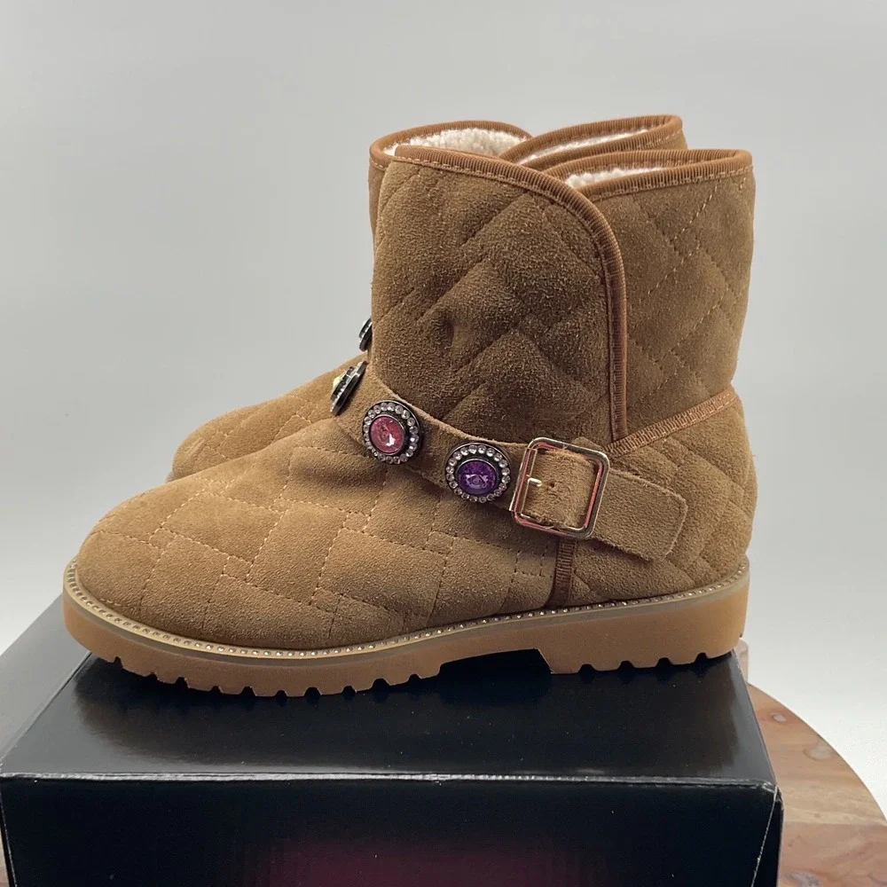 Kurt Geiger quilted suede